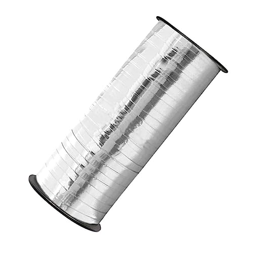 IWOWHERO 1 Pcs 100 Ballon-Luftschlangen zum Einpacken verdrahtetes Band glänzendes Metallband Chiffon Gänseblümchen Hochzeit Ballonbänder Geschenkbänder ein Verpackungsband von IWOWHERO
