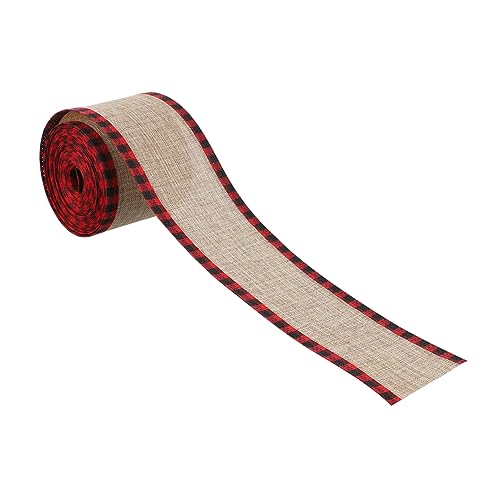 IWOWHERO 1 Rolle Kariertes Band Dekorative Feiertagsbänder Dickes Mehrfarbiges Weihnachtsband Geschenkverpackungen Fröhliche Girlanden Rustikale Dekoration Weihnachtsbedarf Rotes IWOWHERO 1 Rolle Kariertes Band Dekorative Feiertagsbänder Dickes Mehrfarbiges Weihnachtsband Geschenkverpackungen Fröhliche Girlanden Rustikale Dekoration Weihnachtsbedarf Rotes von IWOWHERO