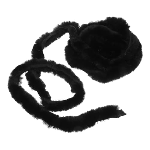 IWOWHERO 1 Rolle Pelziger Hanfu -umhang Bänder Für Verpackung Dekorationen Stoff Einladung Fälschung Plüsch Trimmen Gefälscht Zubehör Einwickeln Seidenband Hutband Schwarz Kunstfell IWOWHERO 1 Rolle Pelziger Hanfu -umhang Bänder Für Verpackung Dekorationen Stoff Einladung Fälschung Plüsch Trimmen Gefälscht Zubehör Einwickeln Seidenband Hutband Schwarz Kunstfell von IWOWHERO