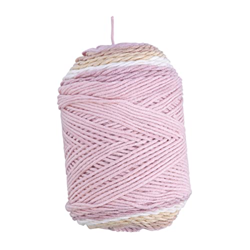 IWOWHERO 1 Rolle Wollmatte Stricken Baumwollgarn Häkeln Häkelgarn Regenbogen Wolle Pullover Baumwollgarn Sperriges Garn Einfach Die Garn Zum Häkeln Dickes Wollgarn Strickzubehör Plüschgarn von IWOWHERO