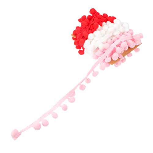 IWOWHERO 1 Satz Quaste Bommelband gekräuseltes Band Lamettaband Quasten Hochzeit Lametta-Fransenbesatz pom haircharm haaraccessoires DIY nähen trimmen Fransenbesatz für Sofakissen Polyester von IWOWHERO