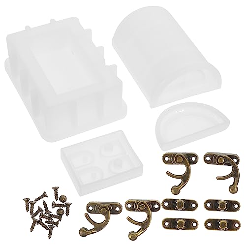 IWOWHERO 1 Satz Schatztruhe Silikonform Epoxid-gießform Für Diy Bastelform Fondant Schlüssel Schmuckkästchen Schatzkistenformen Aus Silikon Handwerkliche Silikonform Diy Liefert Kieselgel IWOWHERO 1 Satz Schatztruhe Silikonform Epoxid-gießform Für Diy Bastelform Fondant Schlüssel Schmuckkästchen Schatzkistenformen Aus Silikon Handwerkliche Silikonform Diy Liefert Kieselgel von IWOWHERO