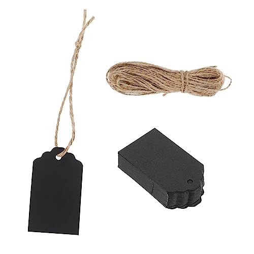 IWOWHERO 1 Satz Schild Etikett Stichworte Namensaufkleber Für Anhänger Aus Kraftpapier Hanfseil Black IWOWHERO 1 Satz Schild Etikett Stichworte Namensaufkleber Für Anhänger Aus Kraftpapier Hanfseil Black von IWOWHERO