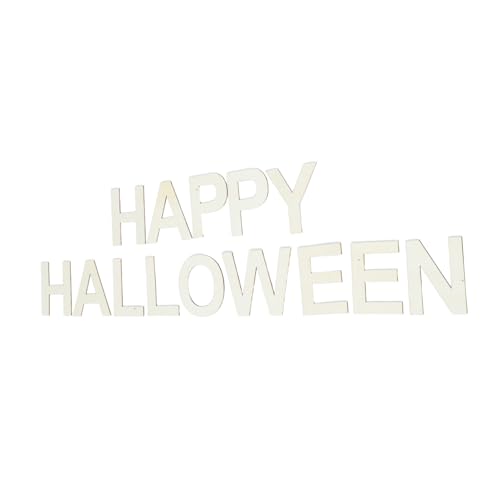 IWOWHERO 1 Set „happy Halloween“-holzbuchstaben, Unlackierte Holzausschnitte Zum Basteln Von Wanddekorationen Und Festlichen Feiertagsverzierungen IWOWHERO 1 Set „happy Halloween“-holzbuchstaben, Unlackierte Holzausschnitte Zum Basteln Von Wanddekorationen Und Festlichen Feiertagsverzierungen von IWOWHERO