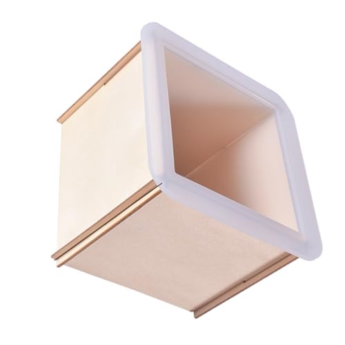IWOWHERO 1 Set Quadratische Silikonform, Epoxidharzform Für Selbstgemachte Blumenproben Und, Diy-silikonform, Quadratische Silikonform von IWOWHERO