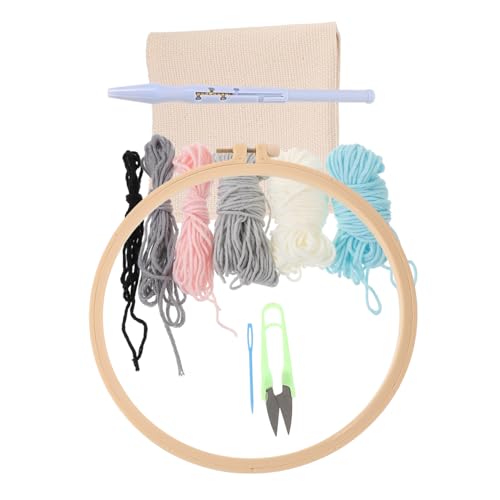 IWOWHERO 1 Set Stickmaterialpaket Sticksets Werkzeuge Punch Stickset Für Anfänger Stickform Faden Handarbeitswerkzeug Zufällige Farbe IWOWHERO 1 Set Stickmaterialpaket Sticksets Werkzeuge Punch Stickset Für Anfänger Stickform Faden Handarbeitswerkzeug Zufällige Farbe von IWOWHERO