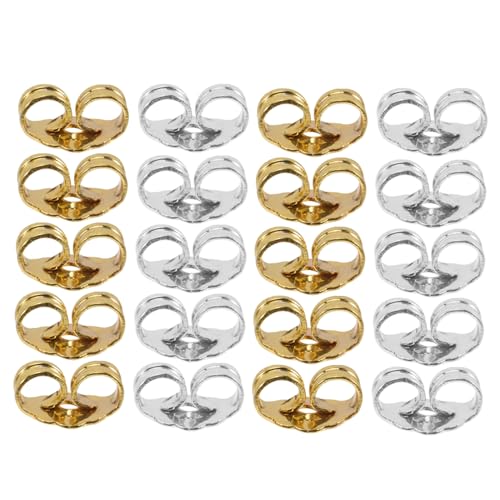 IWOWHERO 10 Paare Ohrstecker Verschlüsse Silber Ohrstopper für Piercing Langlebig Verschleißfest Farbbeständig Geeignet für Hängende und Steife Ohrstecker Elegant Komfortabel Weißgold und IWOWHERO 10 Paare Ohrstecker Verschlüsse Silber Ohrstopper für Piercing Langlebig Verschleißfest Farbbeständig Geeignet für Hängende und Steife Ohrstecker Elegant Komfortabel Weißgold und von IWOWHERO