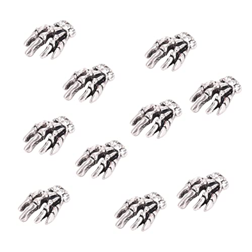 IWOWHERO 10 Stück Teiliges Alloy Skeleton Hand Nail Art Langlebige DIY Nageldekoration Selbstklebend Geeignet für Maniküre Uv Gel Kreative Nagelkunst und Vielseitige Oberflächendekoration IWOWHERO 10 Stück Teiliges Alloy Skeleton Hand Nail Art Langlebige DIY Nageldekoration Selbstklebend Geeignet für Maniküre Uv Gel Kreative Nagelkunst und Vielseitige Oberflächendekoration von IWOWHERO