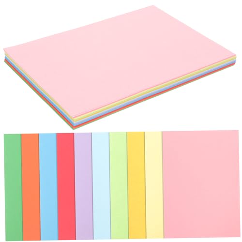 IWOWHERO 100 Blatt zartes Malpapier Zeichnung Herstellung Kind bunt drucken druckerpapier kreativpapier Bastelpapier Dekorationspapier doppelseitiges Origami-Papier Origami-Papiermasse von IWOWHERO