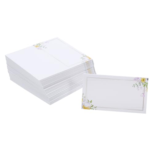 IWOWHERO 100 Stück Blumenmuster Platzkarten aus Papier Faltbare Namenskarten für Hochzeit Shower Geburtstag Vielseitig Einsetzbar zur Gästetischordnung und Eleganten Tischdekoration IWOWHERO 100 Stück Blumenmuster Platzkarten aus Papier Faltbare Namenskarten für Hochzeit Shower Geburtstag Vielseitig Einsetzbar zur Gästetischordnung und Eleganten Tischdekoration von IWOWHERO