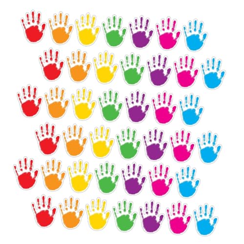 IWOWHERO 100 Stück Handabdruck Papier Ausschnitte mit Beschreibbarer Oberfläche Kreative Bunte Handformen für Klassenzimmer Tafel Dekoration Vielseitig für Bulletin Board und DIY IWOWHERO 100 Stück Handabdruck Papier Ausschnitte mit Beschreibbarer Oberfläche Kreative Bunte Handformen für Klassenzimmer Tafel Dekoration Vielseitig für Bulletin Board und DIY von IWOWHERO