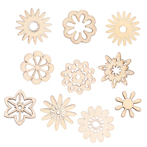 IWOWHERO 100 Stück Holzblüten Fünf Eckige Holzscheiben zum Basteln DIY Holzplättchen mit Glatter Oberfläche für Scrapbooking Dekoration Handarbeit und Kreative Kinderprojekte IWOWHERO 100 Stück Holzblüten Fünf Eckige Holzscheiben zum Basteln DIY Holzplättchen mit Glatter Oberfläche für Scrapbooking Dekoration Handarbeit und Kreative Kinderprojekte von IWOWHERO