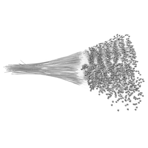 IWOWHERO 100 Stück Schnur dekorative Perlenkette Junggesellin Hochzeit für Dekorationen Strauß weihnachtsgirlande christmas garland Herzstück einer Tischvase Perlensticks Plastik Silver IWOWHERO 100 Stück Schnur dekorative Perlenkette Junggesellin Hochzeit für Dekorationen Strauß weihnachtsgirlande christmas garland Herzstück einer Tischvase Perlensticks Plastik Silver von IWOWHERO