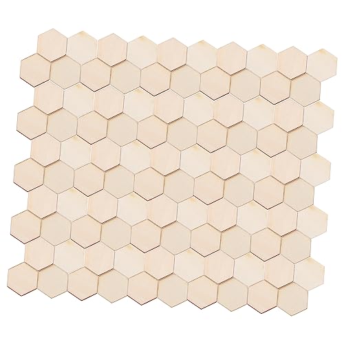 IWOWHERO 100 Stück Sechseckige Holzsplitter Dekorationen Schlichte Dekorative Kinderornamente Kleine Dekorationsartikel Massendekoration Tafelaufsatz Natürliche Sechseckform IWOWHERO 100 Stück Sechseckige Holzsplitter Dekorationen Schlichte Dekorative Kinderornamente Kleine Dekorationsartikel Massendekoration Tafelaufsatz Natürliche Sechseckform von IWOWHERO