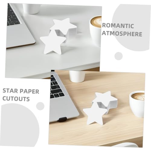 IWOWHERO 100 Stück Weiße Sternförmige Papier Ausschnitte Klassenzimmer Dekoration Robuste Bastelsterne Pinnwand Verschönerung für Büro und Schulprojekte IWOWHERO 100 Stück Weiße Sternförmige Papier Ausschnitte Klassenzimmer Dekoration Robuste Bastelsterne Pinnwand Verschönerung für Büro und Schulprojekte von IWOWHERO