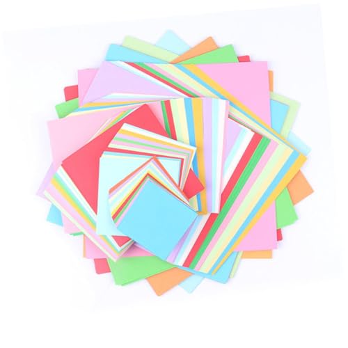 IWOWHERO 1000 Stück 10 Buntes Origami Papierfalten Produkt Schüttgut Regenbogen sortiert mehrfarbig Kran gemustert Bausätze groß Bausatz doppelseitiges Origami -Papier Faltbare Papiere IWOWHERO 1000 Stück 10 Buntes Origami Papierfalten Produkt Schüttgut Regenbogen sortiert mehrfarbig Kran gemustert Bausätze groß Bausatz doppelseitiges Origami -Papier Faltbare Papiere von IWOWHERO