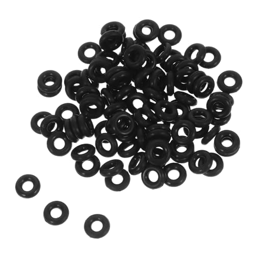 IWOWHERO 100Stücke Silikonperlen Abstandshalter für Schmuck Nonskid Positionierungsringe für Armbänder und DIY Schmuckzubehör Langlebig und Flexibel von IWOWHERO