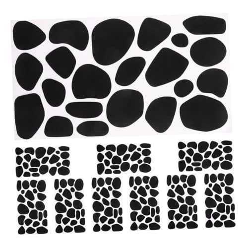 IWOWHERO 10Blätter Schwarze Filzkreise Für DIY Projekte Selbstklebende Filzpunkte Für Bastelarbeiten Stoffkreiskissen Und Dekorationen IWOWHERO 10Blätter Schwarze Filzkreise Für DIY Projekte Selbstklebende Filzpunkte Für Bastelarbeiten Stoffkreiskissen Und Dekorationen von IWOWHERO