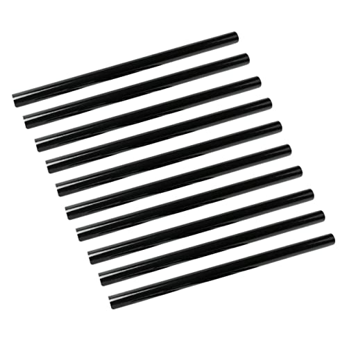 IWOWHERO 10Stücke Schwarze Heißkleberstöcke Schmelzstäbchen für DIY Projekte Basteln und Reparaturen Vielseitig Einsetzbar für Kunstwerke und Wohnkultur Sicher von IWOWHERO