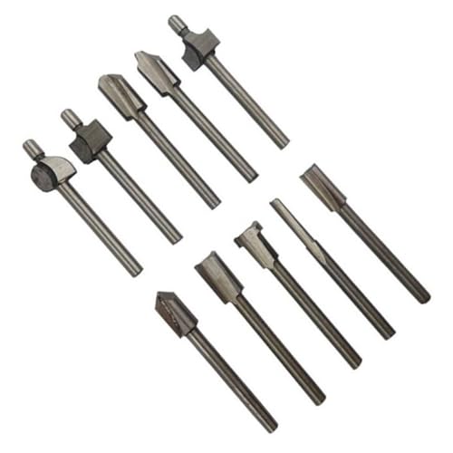 IWOWHERO 10Stücke Teiliges Hochgeschwindigkeitsstahl Fräser für Rotationswerkzeug Präzise Schneidwerkzeuge für Holzarbeiten Heimwerker und DIY Projekte Langlebig IWOWHERO 10Stücke Teiliges Hochgeschwindigkeitsstahl Fräser für Rotationswerkzeug Präzise Schneidwerkzeuge für Holzarbeiten Heimwerker und DIY Projekte Langlebig von IWOWHERO