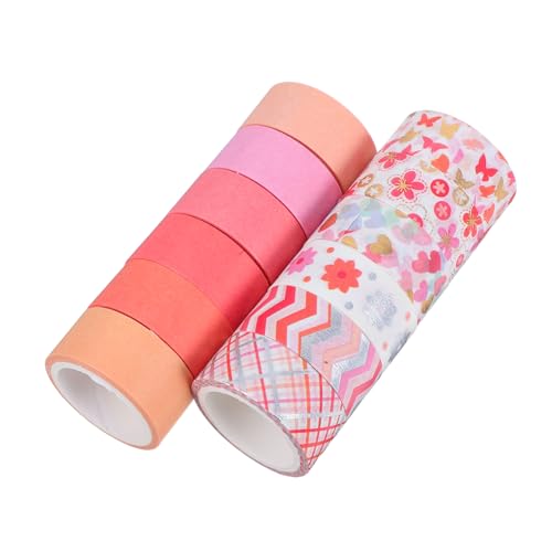 IWOWHERO 12 Rolls Dekorative Washi -bänder Für Schüler DIY -projekte Empfindliches Klebeband Mit Papiermaterial Für Büro- Und Heimatästhetikdesigns IWOWHERO 12 Rolls Dekorative Washi -bänder Für Schüler DIY -projekte Empfindliches Klebeband Mit Papiermaterial Für Büro- Und Heimatästhetikdesigns von IWOWHERO