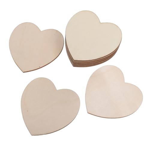 IWOWHERO 12 Stück Herzförmige Holzscheiben Unbehandelte Holzornamente für DIY Projekte Basteln und Kreative Aktivitäten für Valentinstag und Heimdekoration IWOWHERO 12 Stück Herzförmige Holzscheiben Unbehandelte Holzornamente für DIY Projekte Basteln und Kreative Aktivitäten für Valentinstag und Heimdekoration von IWOWHERO