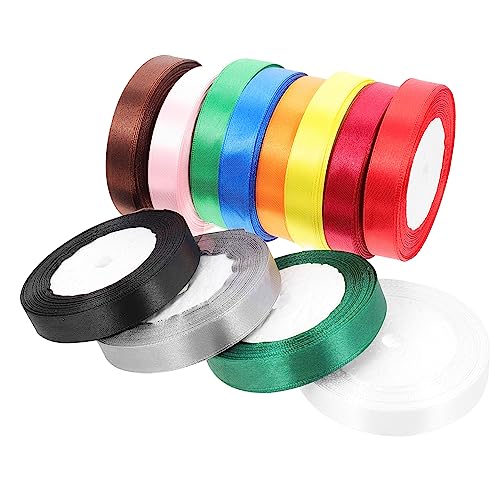 IWOWHERO 12 Stück Hochzeits Süßigkeitenverpackungsbox und Seidengürtel farbig rosa Schleife blaues Band trimmen sortiert dekoratives Satinband Bänder für Handwerk Polyester IWOWHERO 12 Stück Hochzeits Süßigkeitenverpackungsbox und Seidengürtel farbig rosa Schleife blaues Band trimmen sortiert dekoratives Satinband Bänder für Handwerk Polyester von IWOWHERO