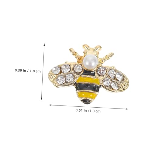 IWOWHERO 12 Stück Teiliges Bee Nail Art Charms aus Legierung mit Strasssteinen Niedliche Bienen Nageldekoration DIY Nail Polish Zubehör für Kreative Maniküre und Nagelkunst Geschenkidee IWOWHERO 12 Stück Teiliges Bee Nail Art Charms aus Legierung mit Strasssteinen Niedliche Bienen Nageldekoration DIY Nail Polish Zubehör für Kreative Maniküre und Nagelkunst Geschenkidee von IWOWHERO