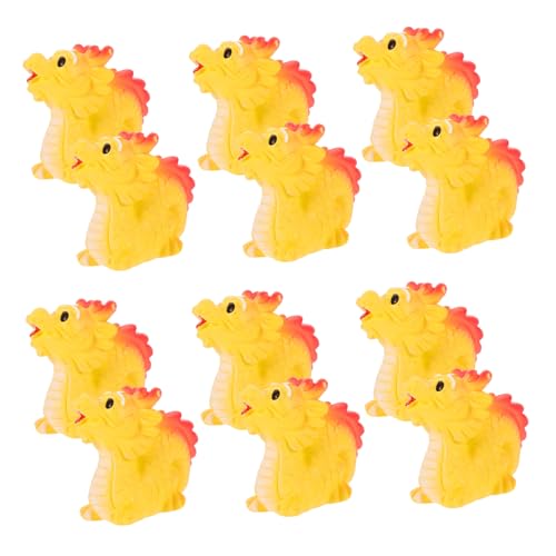 IWOWHERO 12stücke Mini Drachenfiguren Aus Harz Jahr des Drachen Statue Chinesische Tierkreis Deko Miniatur Drachen Ornament Für Tischdekoration von IWOWHERO