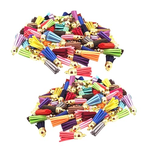 IWOWHERO 150 Stück Quastenanhänger: Schlüsselanhängerringe Mit Quastenanhängern, Großpackung Zum Herstellen Von Schmuck, Basteln, Schlüsselanhänger, Handybänder, Diy-zubehör IWOWHERO 150 Stück Quastenanhänger: Schlüsselanhängerringe Mit Quastenanhängern, Großpackung Zum Herstellen Von Schmuck, Basteln, Schlüsselanhänger, Handybänder, Diy-zubehör von IWOWHERO