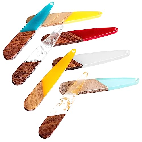 IWOWHERO 16 Stück Holzharzanhänger Herstellung Ohrring -Anhänger Halskette für Ohrringe Ornamente Ohrring machen Charme Tropfenanhänger Anhänger aus Holzharz Tropfenornament IWOWHERO 16 Stück Holzharzanhänger Herstellung Ohrring -Anhänger Halskette für Ohrringe Ornamente Ohrring machen Charme Tropfenanhänger Anhänger aus Holzharz Tropfenornament von IWOWHERO