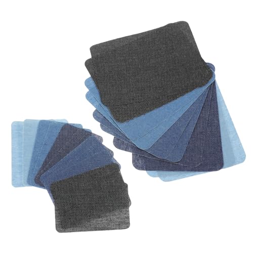 IWOWHERO 18Stücke Aufbügelflicken für Kleidung DIY Jeansflicken zum Reparieren Dekorieren und Verstärken von Textilien für Hosen Taschen und Mehr Hochwertige IWOWHERO 18Stücke Aufbügelflicken für Kleidung DIY Jeansflicken zum Reparieren Dekorieren und Verstärken von Textilien für Hosen Taschen und Mehr Hochwertige von IWOWHERO
