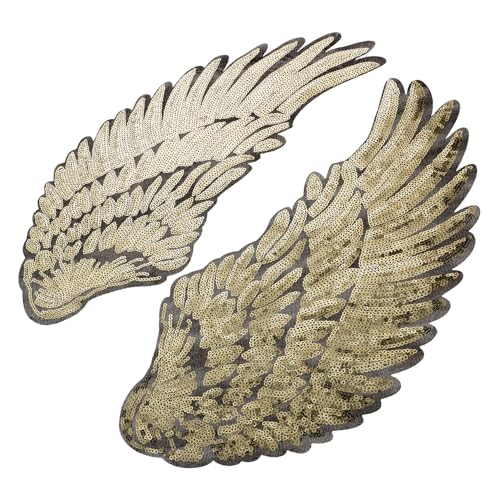 IWOWHERO 1Paar Pailletten Aufnäher Stickerei Patches Für DIY Kleidung Stoffpaste Für Shirts Und Accessoires IWOWHERO 1Paar Pailletten Aufnäher Stickerei Patches Für DIY Kleidung Stoffpaste Für Shirts Und Accessoires von IWOWHERO