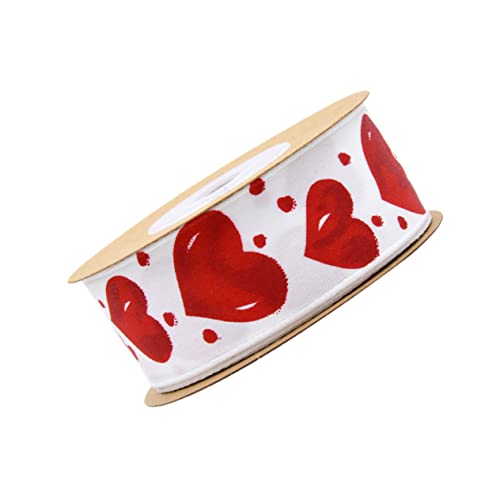 IWOWHERO 1Rolle Gedrucktes Liebesband Hochwertiges Geschenkband für Hochzeiten Valentinstag und DIY Dekorationen für Geschenkschachteln Blumensträuße und Festliche Anlässe IWOWHERO 1Rolle Gedrucktes Liebesband Hochwertiges Geschenkband für Hochzeiten Valentinstag und DIY Dekorationen für Geschenkschachteln Blumensträuße und Festliche Anlässe von IWOWHERO