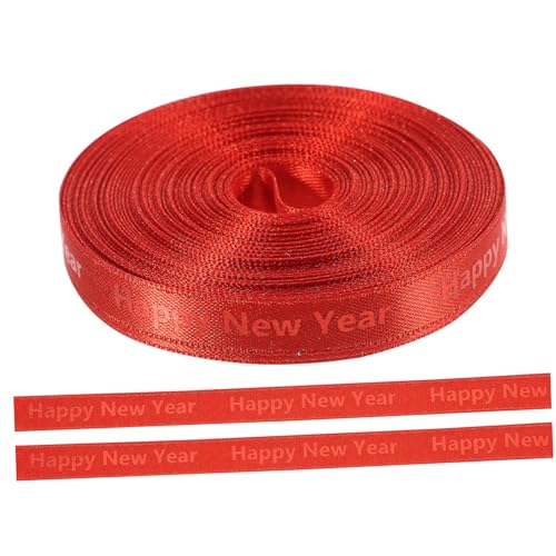 IWOWHERO 1Rolle Neujahr Geschenkband Yards Vielseitig Einsetzbares DIY Bastelband Leichtem Geschenkverpackung Und Dekoration Von Neujahrspartys IWOWHERO 1Rolle Neujahr Geschenkband Yards Vielseitig Einsetzbares DIY Bastelband Leichtem Geschenkverpackung Und Dekoration Von Neujahrspartys von IWOWHERO