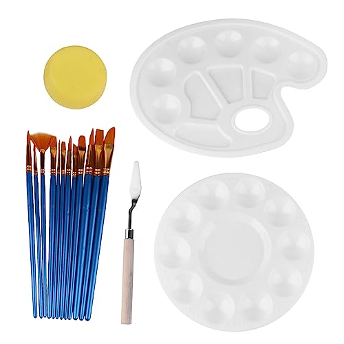 IWOWHERO 1Satz Aquarell Pinselset mit Hochwertigen Malpinseln Öl und Gouache für Künstler und Hobby Maler Praktischer Mischpalette IWOWHERO 1Satz Aquarell Pinselset mit Hochwertigen Malpinseln Öl und Gouache für Künstler und Hobby Maler Praktischer Mischpalette von IWOWHERO