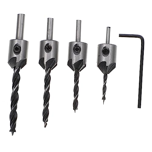 IWOWHERO 1Satz Holzbearbeitungsbohrer Teiliges Kegelsenker Bohrer mit Wrench Präzise Holzarbeiten und Einfache Installation Hochwertige Edelstahlbohrer IWOWHERO 1Satz Holzbearbeitungsbohrer Teiliges Kegelsenker Bohrer mit Wrench Präzise Holzarbeiten und Einfache Installation Hochwertige Edelstahlbohrer von IWOWHERO