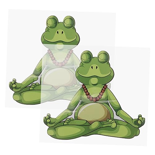 IWOWHERO Frosch-aufkleber-set Für Scrapbook Laptop-aufkleber Dekorative Abziehbilder Journaling-aufkleber 10 2 X 8 9 Cm 2 Stück IWOWHERO Frosch-aufkleber-set Für Scrapbook Laptop-aufkleber Dekorative Abziehbilder Journaling-aufkleber 10 2 X 8 9 Cm 2 Stück von IWOWHERO