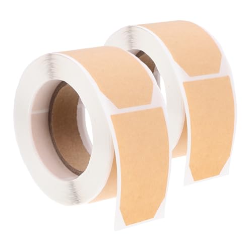 IWOWHERO 2 Rollen selbstklebende Etikettenaufkleber kühlschrankaufkleber bürozubehör registerkarten ordnee Punktetikettenaufkleber Aufkleber -Tags Aufkleber für Namensschilder Kraftpapier von IWOWHERO