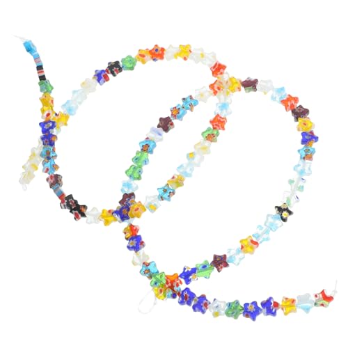 IWOWHERO 2 Saiten Glasperlen für Diy Schmuck Fünfzackige Sterne Transparente Bastelperlen für Armbänder Ohrringe und Projekte Langlebig und Attraktiv IWOWHERO 2 Saiten Glasperlen für Diy Schmuck Fünfzackige Sterne Transparente Bastelperlen für Armbänder Ohrringe und Projekte Langlebig und Attraktiv von IWOWHERO