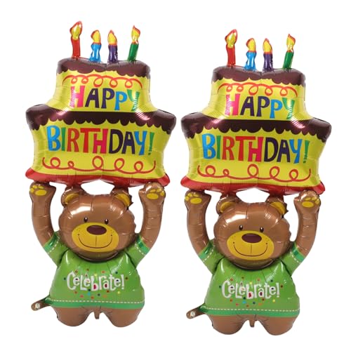 IWOWHERO 2 Stück Folienballons Dekorative Tierballons für Geburtstagsfeiern Zubehör für Babypartys und Kuchen Dekorationen IWOWHERO 2 Stück Folienballons Dekorative Tierballons für Geburtstagsfeiern Zubehör für Babypartys und Kuchen Dekorationen von IWOWHERO