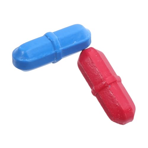 IWOWHERO 2 Stück Magnetische Rührstäbe Ptfe Farbmix Magnetrührerstab Labor Rührstab Leise Präzise Rührwerkzeuge für Langzeitversuche von IWOWHERO