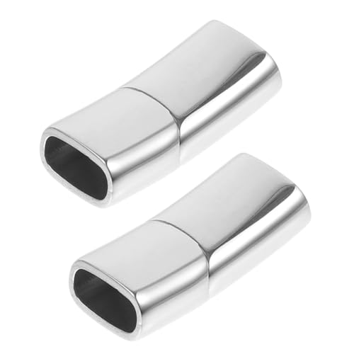 IWOWHERO 2 Stück Magnetschnallenarmbandzubehör Magnetische Armbandverschlüsse Magnet-schmuckverschluss Magnetische Verschlüsse Für Schmuckherstellung Schmuckschnalle Rostfreier Stahl Silver IWOWHERO 2 Stück Magnetschnallenarmbandzubehör Magnetische Armbandverschlüsse Magnet-schmuckverschluss Magnetische Verschlüsse Für Schmuckherstellung Schmuckschnalle Rostfreier Stahl Silver von IWOWHERO