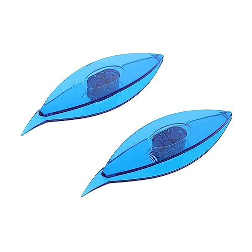 IWOWHERO 2 Stück Nadel-Kit pendeln Produkt Punkt Schiffchen zum Weben machen Stricken bastelzubehör klöppeln set Spitzen-Zubehör werkzeug Occhi-Kits für Anfänger Occhi-Zubehör Plastik Blue von IWOWHERO