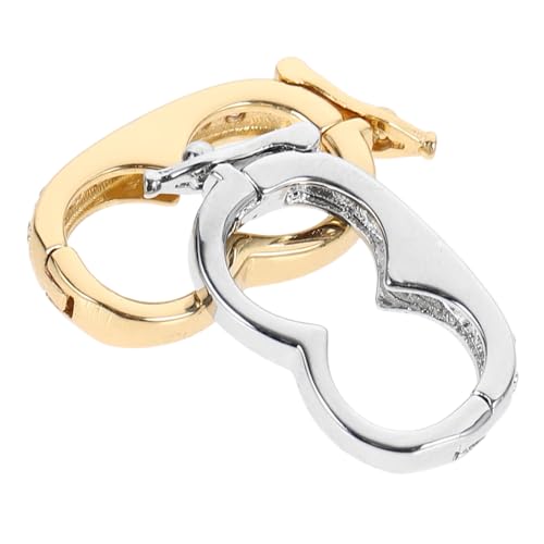 IWOWHERO 2 Stück Schmuck Mit Perlenschnalle Kettenversteller Zum Kürzen Kettenverkürzer-einsteller Perlenverkürzer-verschluss Gold Nacken Perlenkettenverschlüsse Verstärker Kupfer IWOWHERO 2 Stück Schmuck Mit Perlenschnalle Kettenversteller Zum Kürzen Kettenverkürzer-einsteller Perlenverkürzer-verschluss Gold Nacken Perlenkettenverschlüsse Verstärker Kupfer von IWOWHERO