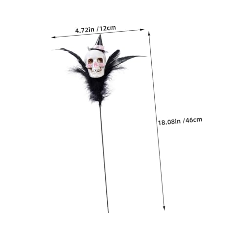 IWOWHERO 2 Stück Teiliges Halloween-dekor mit Künstlichen Schädel-blumenstielen Leichte Vielseitige Gruselige Blumengestecke für Drinnen und Draußen Detailreiches Gothic-Design für Party IWOWHERO 2 Stück Teiliges Halloween-dekor mit Künstlichen Schädel-blumenstielen Leichte Vielseitige Gruselige Blumengestecke für Drinnen und Draußen Detailreiches Gothic-Design für Party von IWOWHERO