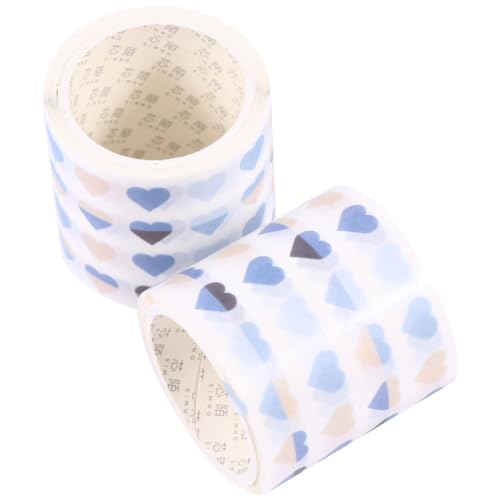 IWOWHERO 2 Stück Teiliges Washi Tape aus Premium Washi-papier Langlebige Gesundheitlich Unbedenkliche Klebebänder in Basisfarben als Planer Journal-sticker für Scrapbooking und IWOWHERO 2 Stück Teiliges Washi Tape aus Premium Washi-papier Langlebige Gesundheitlich Unbedenkliche Klebebänder in Basisfarben als Planer Journal-sticker für Scrapbooking und von IWOWHERO
