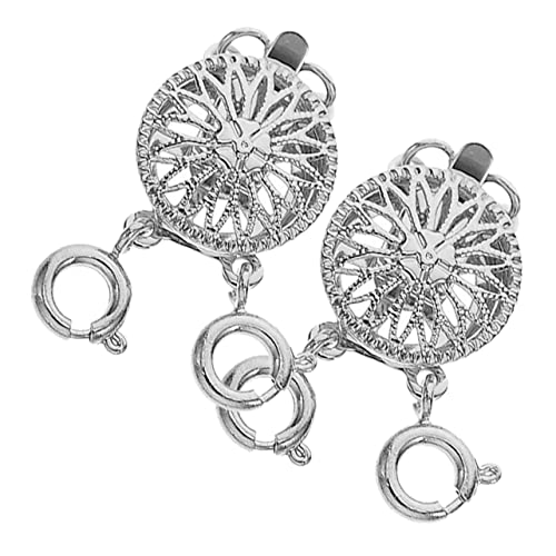 IWOWHERO 2 Stück Trenner Silber Schmuck Verbindungselement für Schichten von für Vielseitige Schmuckgestaltungen und Kreative Kombinationen IWOWHERO 2 Stück Trenner Silber Schmuck Verbindungselement für Schichten von für Vielseitige Schmuckgestaltungen und Kreative Kombinationen von IWOWHERO