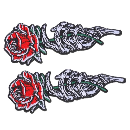 IWOWHERO 2 Stücke Gestickte Dekorative Aufnäher Stoff An Diy Gestickte Applikation Stickerei-rosen-applikation Erwachsene Flicken Für Bekleidung Blumen Bestickt Blume Patch Zum Aufnähen IWOWHERO 2 Stücke Gestickte Dekorative Aufnäher Stoff An Diy Gestickte Applikation Stickerei-rosen-applikation Erwachsene Flicken Für Bekleidung Blumen Bestickt Blume Patch Zum Aufnähen von IWOWHERO