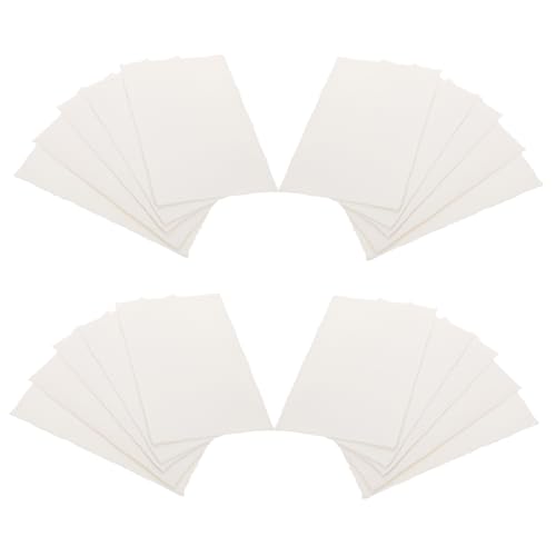 IWOWHERO 20 Blatt Aquarellpapier – Weißes, Handgeschöpftes Baumwollpapier Mit Rauem Büttenrand Zum Malen, Basteln, Für Hochzeitseinladungen Und Für Kreative Kunstliebhaber IWOWHERO 20 Blatt Aquarellpapier – Weißes, Handgeschöpftes Baumwollpapier Mit Rauem Büttenrand Zum Malen, Basteln, Für Hochzeitseinladungen Und Für Kreative Kunstliebhaber von IWOWHERO